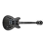 Ibanez Artcore Series AS53 Hollow-Body Electric Guitar (Transparent Black Flat) $219 + Free Shipping