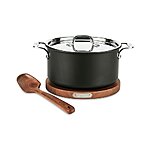 6-qt All-Clad HA1 Nonstick Dutch Oven with Wood Trivet and Spoon $45 (or less) + s/h