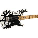 EVH Striped Series '78 Eruption Electric Guitar (White w/ Black Stripes Relic) $899 + Free Shipping
