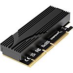 Sabrent NVMe M.2 SSD to PCIe X16/X8/X4 Adapter Card w/ Aluminum Heat Sink $13.90 &amp; More $13.91