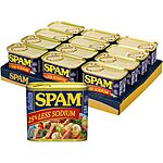 12-Pack 12-Oz SPAM Cans w/ 25% Less Sodium $26.90 w/ Subscribe &amp; Save