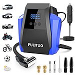PULITUO 12v Tire Inflator / Portable Air Compressor $8.50 @ Amazon