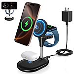 15w Hevanto 3-in-1 Wireless QI / Mag-Safe Iphone Charger $12 @ Amazon