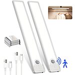 2-Pack SUNLINKCO 8&quot; 41 LED Rechargeable Magnetic Motion Sensor Light $10 @ Amazon