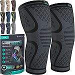 2-Pack Modvel Knee Compression Sleeves (Black or Blue) from $12.50