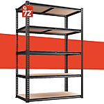 5-Tier 72&quot; x 36&quot; x 16&quot; Metal Shelf $32 + Free S/H