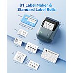 NIIMBOT B1 Thermal Label Printer + 230-Count 2&quot;x1.18&quot; Labels $15 @ Amazon