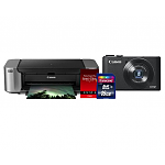 Canon PowerShot S110 12.1MP Camera + Pixma Pro-100 Printer + 16GB Transcend Card $175 After $400 Rebate + Free Shipping