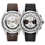 Girard-Perregaux Traveller WW.TC Titanium World Time Automatic Chronograph Watch $5800 + Free S&amp;H