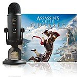 Blue Yeti Blackout Edition USB Mic + Assassin's Creed Odyssey (PCDD) $115 + Free Shipping