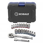Kobalt 20-Piece Standard/Metric Mechanics Tool Set with Case $10, Task Force 8-Piece Locking Pliers Set $15 &amp; More + Free store pick- up