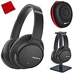 Sony WH-CH700N Wireless Noise Canceling Headphones (Black) w/ Case + Stand $70.40 + Free Shipping