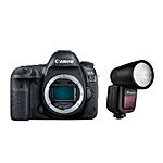 Canon 5D Mark IV DSLR Camera (Body) + Flashpoint Zoom Li-On X TTL Flash $1999 &amp; More + Free S&amp;H