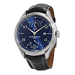 Baume and Mercier Clifton Power Reserve Automatic GMT Watch $1495 + free s/h