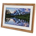 27" Meural Canvas Leonora LCD WiFi Digital Photo Frame (Walnut) $300 + Free Shipping
