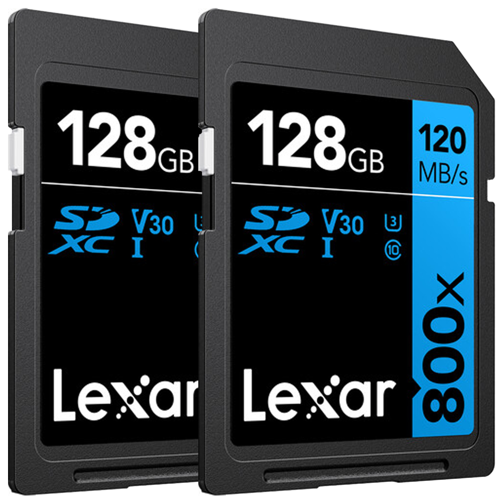 128GB Lexar 800x UHS-I SDHC Memory Cards: 2-Pack $12, 3-Pack $17, 4-Pack $21 + free s/h