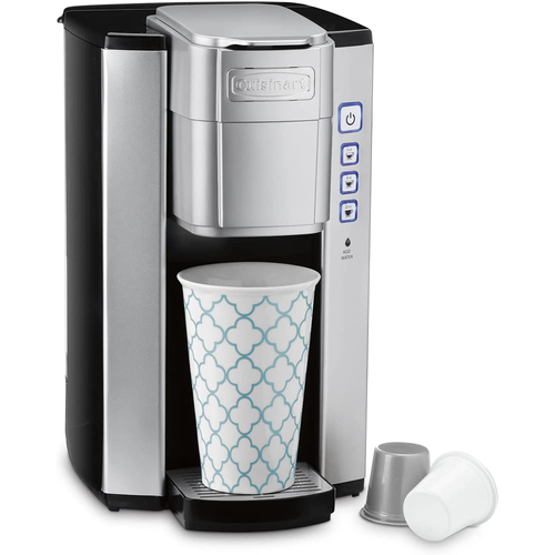 (Factory Refurb) Cuisinart Single-Serve Stainless Steel Coffee Maker $30 + free s/h