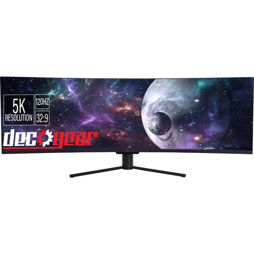 (open box) 49" Deco Gear  5120x1440 5K 120Hz 1800R Curved Ultrawide Monitor $500 + free s/h