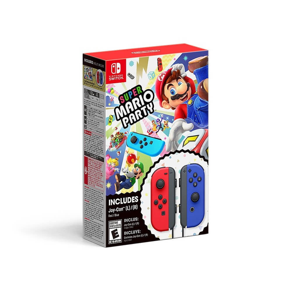 (w+ 7/8) Super Mario Party + Red & Blue Joy-Con Bundle $69 + free s/h