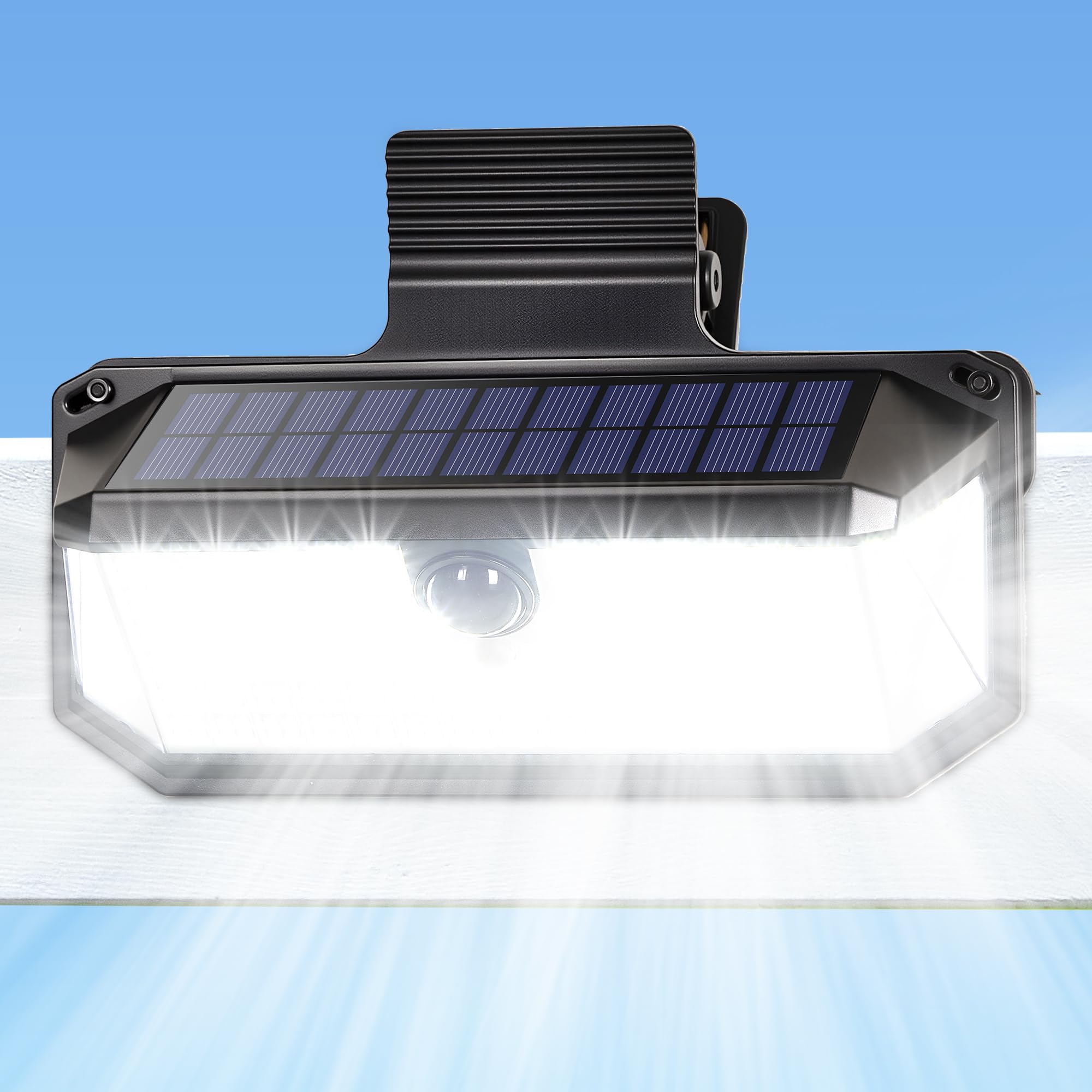 416 LED LUHLEE Outdoor IP65 Waterproof Clip-on Solar Light $18 @ Amazon