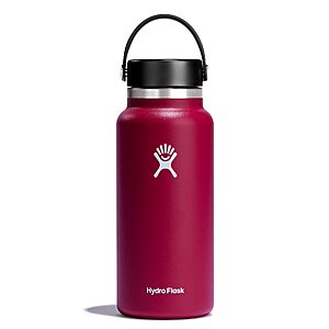 32 Oz Hydro Flask Wide Mouth Bottle with Flex Cap Snapper