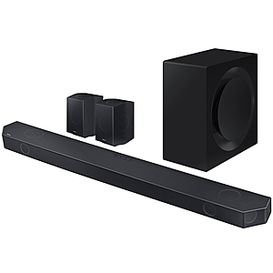 2023 Samsung HW Q990C 11.1.4ch Dolby Atmos Soundbar Rear