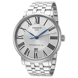 Tissot Carson Men's Powermatic 80 Automatic Silver Dial Watch 0 + Free Shipping