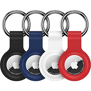 (prime only) 4-Ct Silicone AirTag Holder $3.60