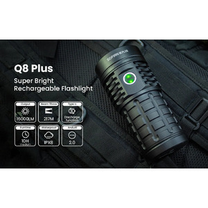 Sofirn Q8 Plus 16000lm USB C Rechargeable XHP50B Flashlight $42 + Free S/H