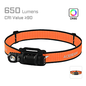 ACEBEAM H16 1000 Lumen Headlamp (AA Batteries) $16.70 + Free S/H