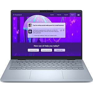 Dell 14 Plus Laptop: 14" QHD+ IPS, Intel Utra 258V, 32GB LPDDR5, 1TB SSD $830 or less + Free S/H