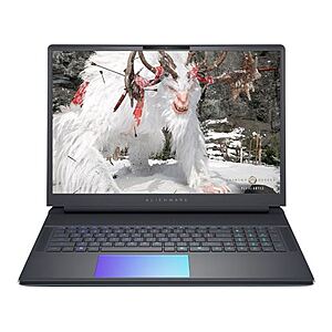 Alienware 18 Area-51 Laptop: 18" QHD+ IPS 300Hz, Ultra 9 275HX, RTX 5090, 64GB, 2TB SSD $3200 + Store Pickup @ Microcenter