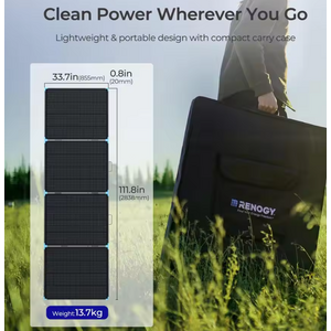 400w Renogy Lightweight Portable Solar Suitcase $309 + Free S/H