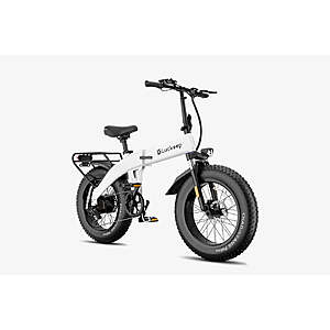 Luckeep X1 Lite 1500W Peak Foldable Electric Bike, up to 50 Miles Range (White) 6 + Free Shipping