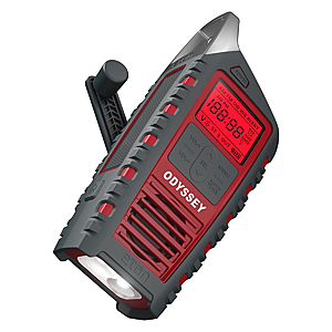 Eton Odyssey Multi-Powered All-Band Bluetooth Emergency Radio w/ RDS  + Free Shipping w/ Prime