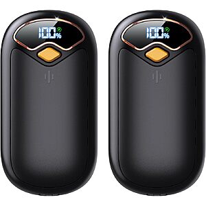 2-Pack U UZOPI 2000mAh Magnetic Rechargeable Hand Warmers (Black, Mini) $9.99 
