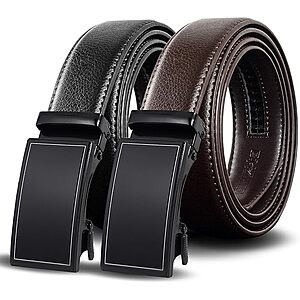 2-Pack Truyis Men's Ratchet Belts (Various)  + Free Shipping
