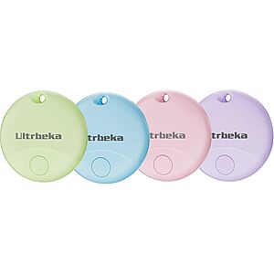 4-Pack Ultrbeka Smart Tracker MFi Certified Bluetooth Item Finder for iPhone/iPad $13