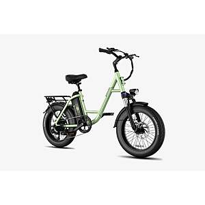 Luckeep C27 Minimalist Fat-tire Electric Bike (1200W Peak, 28MPH, ~55 Miles Range) $479 + Free S/H