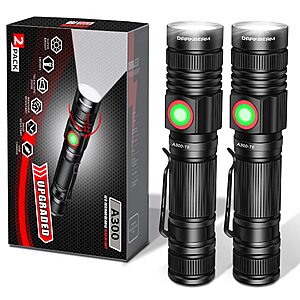 2-Pack DARKBEAM USB Rechargeable LED Flashlights $7.50 @ Amazon