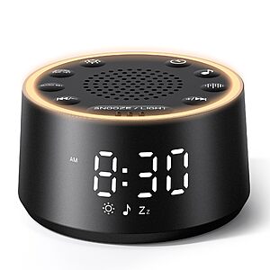 Prime Members: Dreamegg D1 Nova Sound Machine for Sleep w/ Alarm Clock $13.55 + Free Shipping