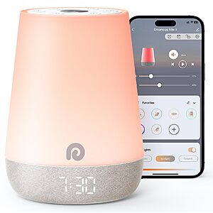 Dreamegg Baby Sound Machine, Clock & Nightlight $15 @ Amazon