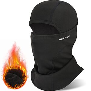 Yaniky Thermal Balaclava Ski Mask Face Cover (Black) $6.50