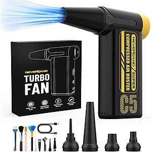 NEVERLAND Wireless Electric Air Duster (240,000 RPM) $15 @ Amazon