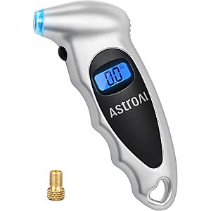 AstroAI 150PSI Digital Tire Pressure w/  Presta Valve Adaptor $3 @ Amazon