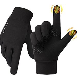 YANIKY Lightweight Touch Screen Winter Gloves $6 @ Amazon