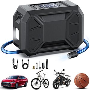 25,000mAh Pumptiva Dual Mode 150PSI Tire Inflator / Air Compressor $17.50 + Free Shipping