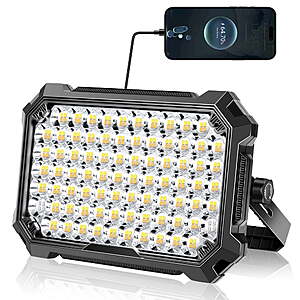 COSJM Portable Magnetic 320 LED Rechargeable 10,000 Lumen Work Light $27 