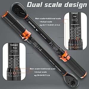 3-Piece SUZUME 72 Teeth Torque Wrench Set (1/4", 3/8", 1/2") $56.40 + Free S/H