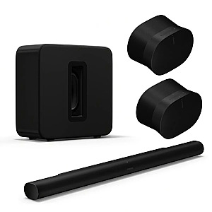 Sonos: Arc Ultra Soundbar + Sub 4 + 2x Era 300 BT Speakers (Black or White) $1999 + Free Shipping